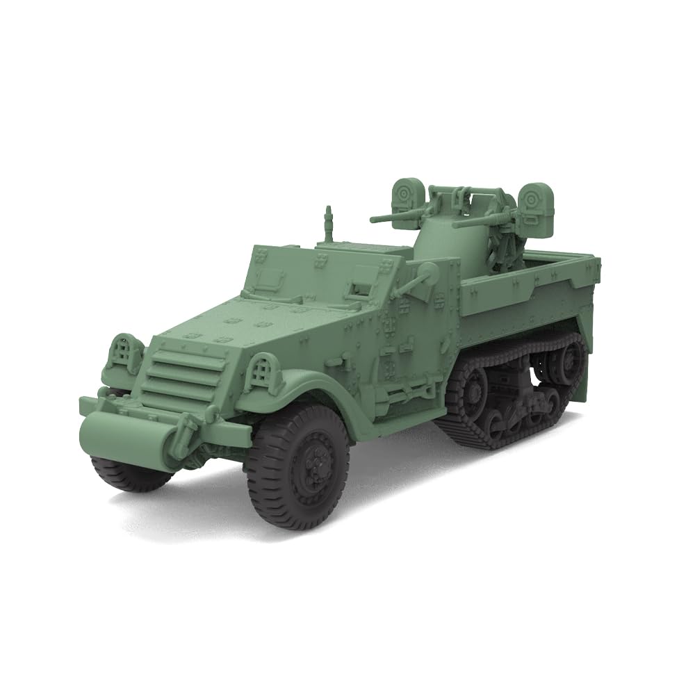 MRY-SFWSS144553 1/144 Military Model Kit US Multiple Gun Motor Carriage M13 SPAA