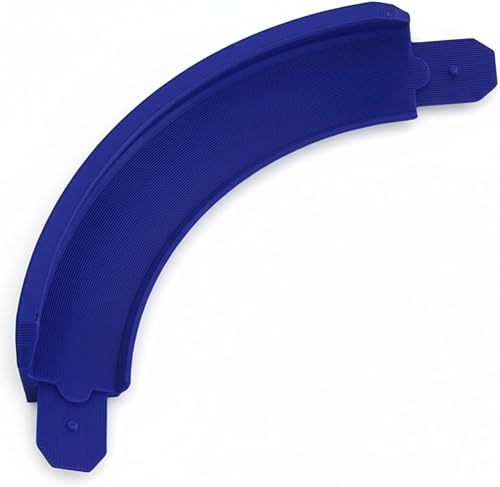 Miniatura 10 de Track Connectors 90 Degree Banked Turn Made to be Compatible with Hot Wheels Track (Orange)