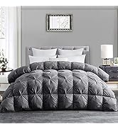 HOMBYS White Oversized King Feather and Down Comforter for Year-Round Warmth
| HOMBYS White Pinch Pleat Duvet Insert 51cUw82lzkL. AC SR166,182