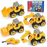 【Exquisites Verpackungsdesign】 Die farbenfrohen Spielzeugautos bringen Kinder besser in die Welt der echten Ingenieursarbeit. Mit exquisiter Verpackung ist es sehr gut für Kinder geeignet, die gerne Bauwagen-Spiele spielen, geeignet für Jungen und Mädchen 2 3 4 5 6 Jahre und älter als Weihnachten, Geburtstag, Kindertag und andere Weihnachtsgeschenke.