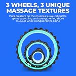 Chirp Wheel XR Acupressure Back Roller Set, 3-Pack, Mint - Image 3