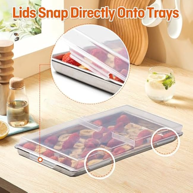 Small Tray Lids for Harvest Right Freeze Dryer Small Trays. 4 pcs Freeze Dryer Tray lids for Harvest Right Freeze Dryer Accessories