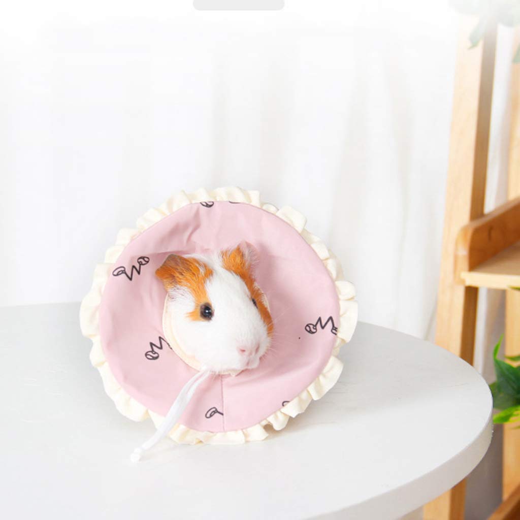 KAKASEA Hamster Neck Decorative Collar Adjustable Small Animal for Collar for Elizabethan Gerbil Guinea