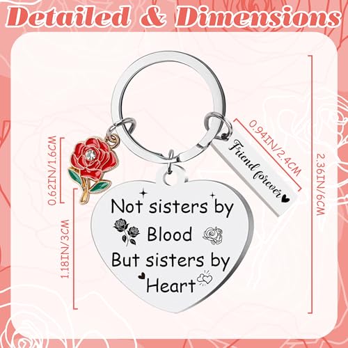 Friendship Keychain Gifts for Women Sister, Best Friends Keychains for Teen Girls, Birthday Christmas Graduation Gift2