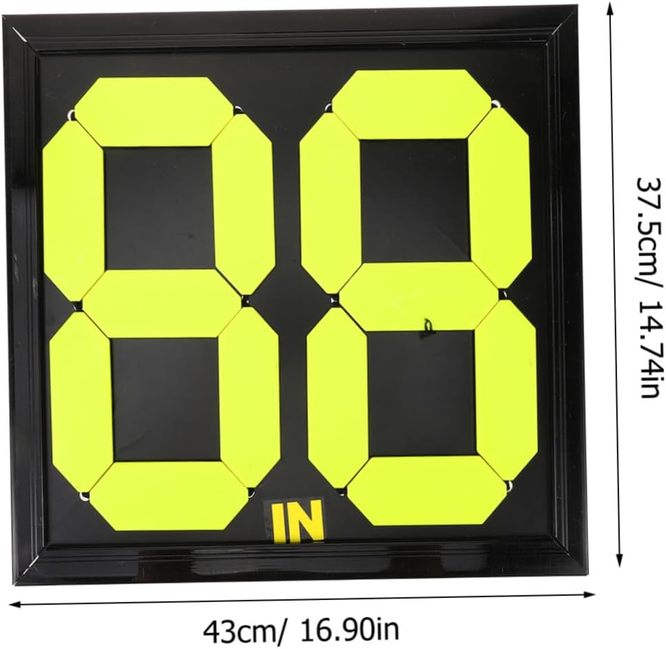 Manual Soccer Substitution Board for Referees Dual-Player Display Football Match Equipment for Efficient Player Changes and Regulation-Compliant Referee Tool