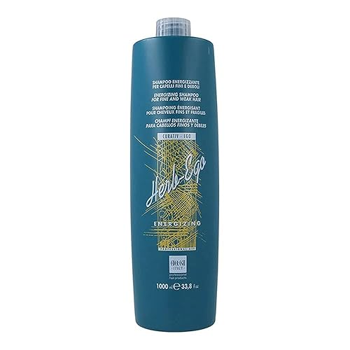 Ever Ego Italia Champú Energizante para adelgazar cabello fino y débil Estimulante y revitalizante producto para el cuidado del cabello para