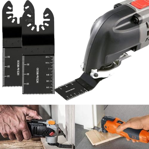 10 Pcs Multi Tool Blades Oscillating Saw Blades Universal Oscillating Quick Release Saw Blades Compatible with Dewalt, Milwaukee, Makita, Ryobi, Rockwell, Bosch 5 10 Pcs Multi Tool Blades Oscillating Saw Blades Universal Oscillating Quick Release Saw Blades Compatible with Dewalt, Milwaukee, Makita, Ryobi, Rockwell, Bosch - Image 5