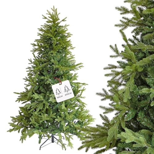 Albero di Natale Extra Folto e Realistico, Naturale in PVC