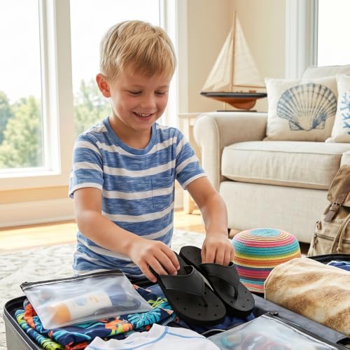 Kids Shower Shoes Quick Dry Flip Flops - image 8