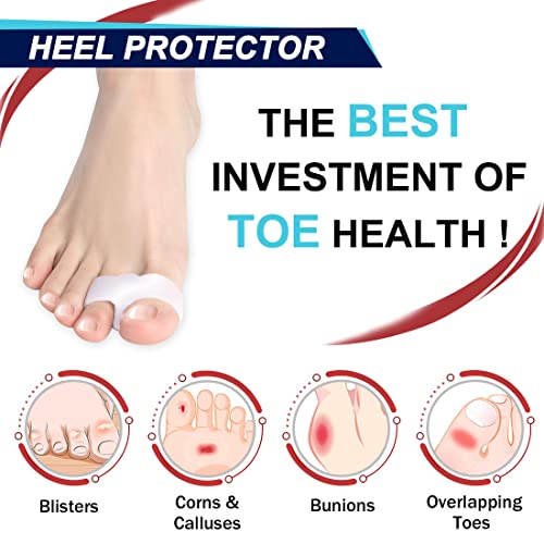Bunion Corrector For Women Men, Toe Separator Stretchers(14 Pack), Gel Toe Spacers, Hammer Toe Straightener With 2 Loops, Bunion Relief, Big Toe Alignmen, Prevent Overlapping Toes, Corns And Blisters #TOP2