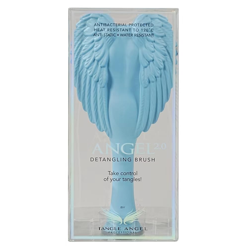 Tangle Angel Detangling Hair Brush - Anti Static Angel Wing Hair Brush with Soft & Flexible Bristle for Straight & Wavy Hair, Women Detangler Brushes for Dry & Wet Hair,