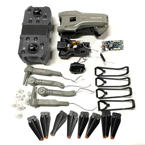 ZCDYGHU K9Pro RC�h���[�� 4K �v���t�F�b�V���i�� �I�v�e�B�J���t���[��Q������N�A�b�h�R�v�^�[�u���[�h K9���[�^�[�R���g���[���[�p (�C�G���[)