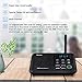Wuloo Intercoms Wireless for Home 1 Mile Range 22 Channel 100 Digital Code Display Screen, Wireless Intercom System for Home House Business Office, Room to Room Intercom Communication(3Stations Black)