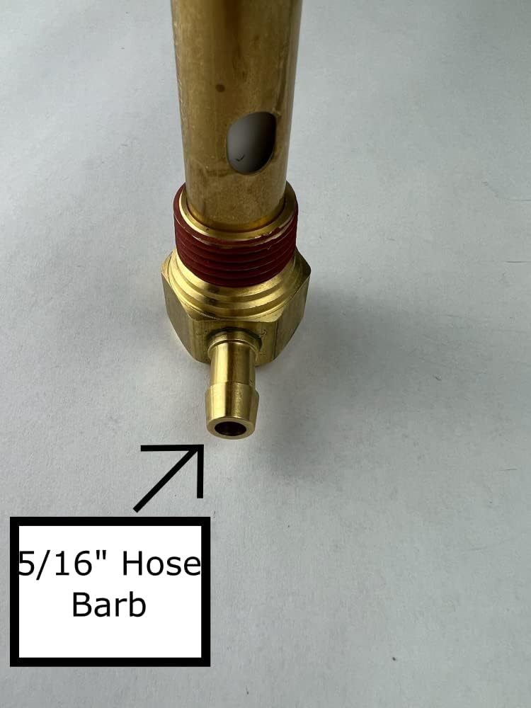 Fuel Tank Vent Assy Compatible with Kenworth Application GT 2113-1 & 2115-1 Volvo 20560284 Full Function Single Barb for Ø5/16 ID Hose 230F Thermal Relief w/Vibra Seal