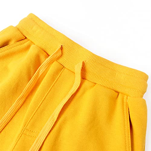 Kids Unisex Cotton Sweatpants Drawstring Plain Jogger Pants for Boys or Girls Age 5-12 Years2