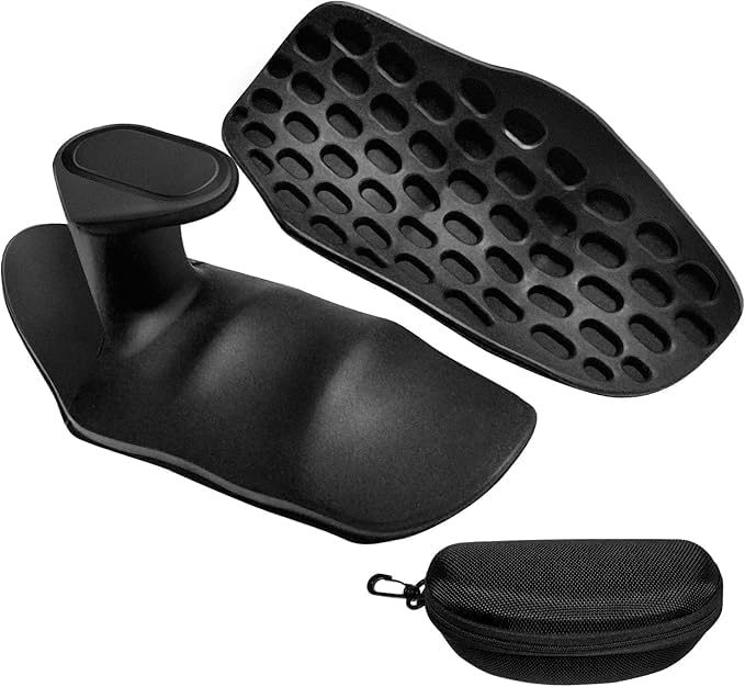 Rubber Weight Lifting Grip for Men - Lifting Hook Straps for Gym Deadlifiting | Gym Gloves for Men Women Anti Slip Grip | Dumbbell Barbell Grip (Black)-image-24