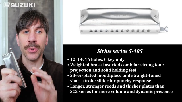 Amazon.com: Suzuki S-48S Sirius Chromatic 12-Hole 48-Note