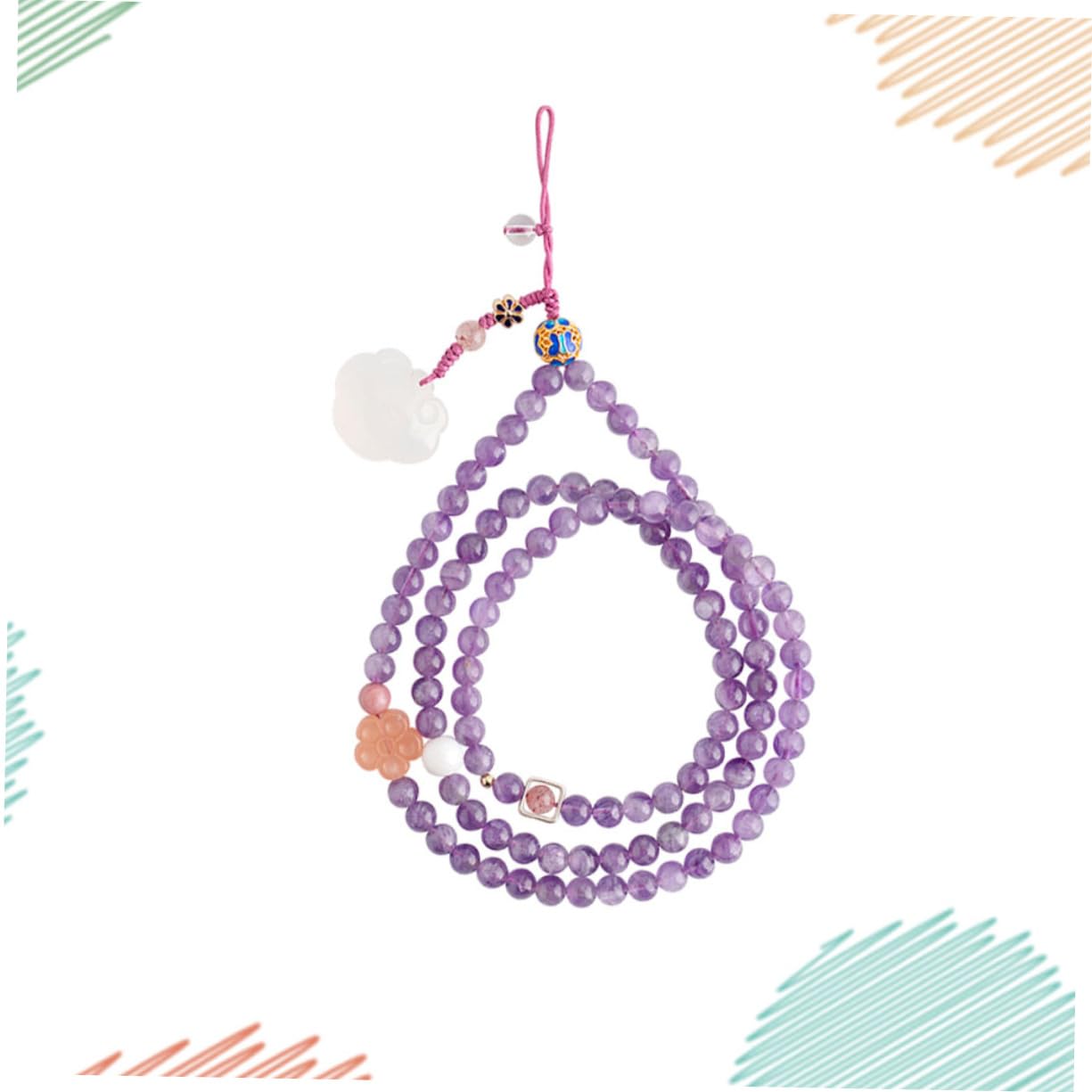Angoily Cordón De Para Teléfono Cadena Decorativa Para Funda De Aleación De y Duradera