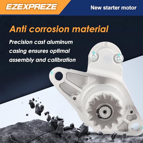 Image of Ezexpreze 17825N Starter Motor for Toyota Camry 02-17, Sienna 04-16, Highlander 04-19, RAV4 06-18, Avalon 05-18, Solara 02-08, Lexus RX330 RX350 ES330 ES350 NX200t, 2.4L 3.0L 3.5L 3.3L, 428000-1080