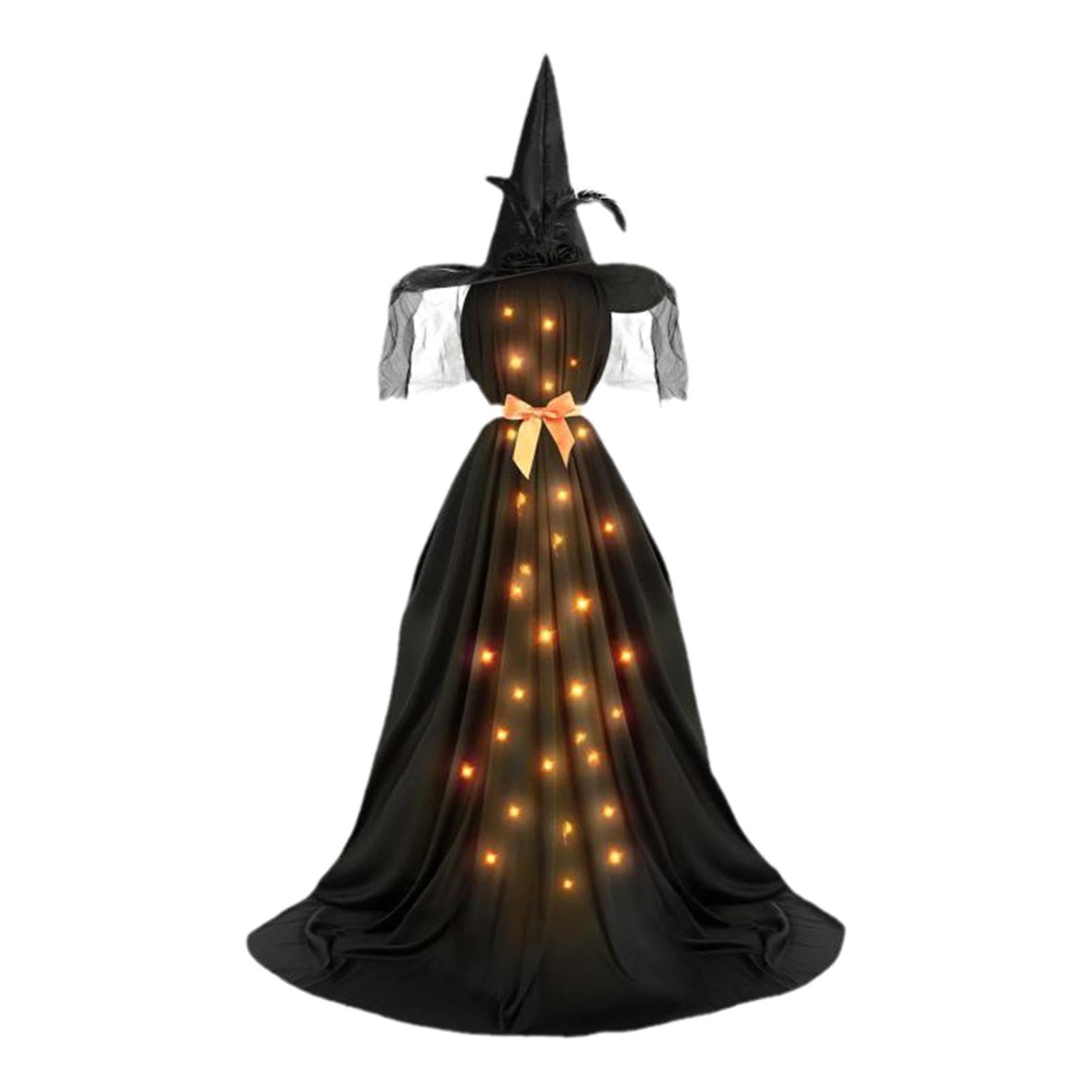 Generisch Czarownice dekoracja na Halloween, podświetlana dekoracja ogrodowa na Halloween