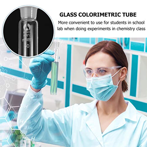 Ultechnovo Plants Decor Color Comparison Tube Colorimetric Detector Indicator Detection Tubes 50Ml With Cap Stopper 50Ml Wedding Decor #TOP7