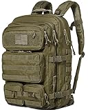 Falko Tactical Backpack 50L, 2.4x Stronger, Large Military Molle Rucksack, Heavy Duty, Work and Outdoors