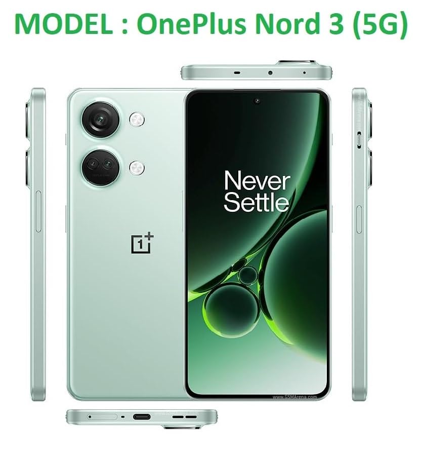 Image of NISHTECH for OnePlus Nord 3 5G (2024) Premium Transparent Hybrid Soft Slim Dust Proof Back Case Cover Silicone with Camera Protection
