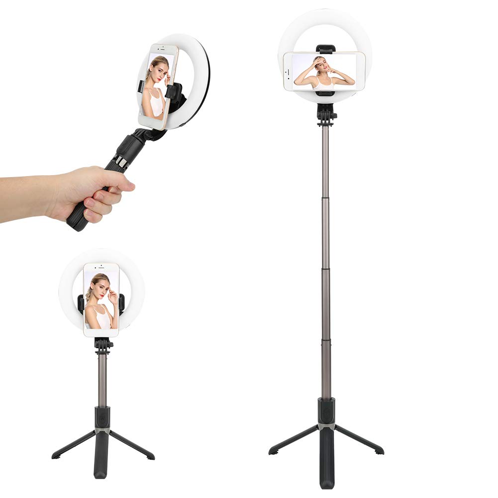 Selfie Stick Wireless compatibile con Bluetooth con treppiede Selfie Stick Wireless compatibile con Bluetooth con treppiede