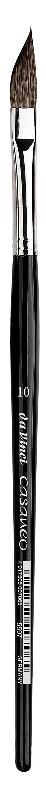 Da Vinci : Casaneo : Synthetic Watercolour Brush : Series 5597 : Slanted Edge : Size 10