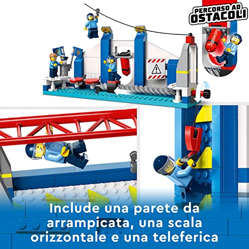 City Accademia di Addestramento della Polizia con Macchina ATV, Cavallo Giocattolo, Percorso a Ostacoli e 6 Minifigure, Giochi per Bambini, Bambine, Ragazzi e Ragazze da 6 Anni, Idea Regalo 60372 - Lego - Immagine 3