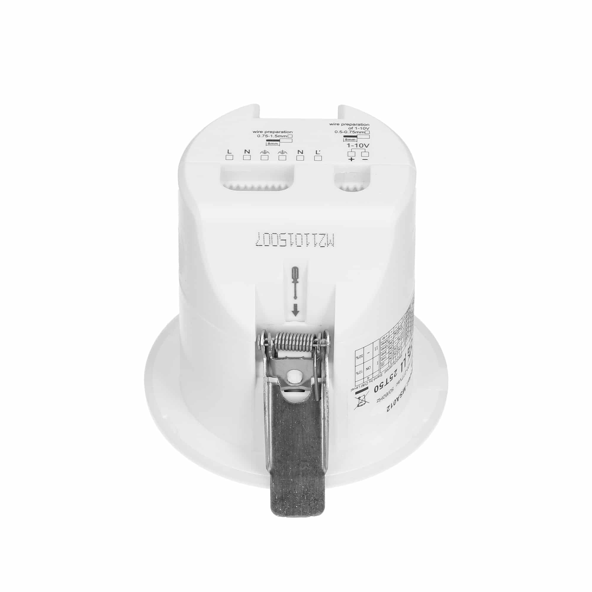 MSA012 Merrytek Mikrowellen Bewegungssensor 120-277V 1-10V Dimmbar Tageslichtsensor HF 5.8GHz Bewegungsmelder Deckenmontage IP20 LED Steuerung Büros Räume Erkennung bis 6m