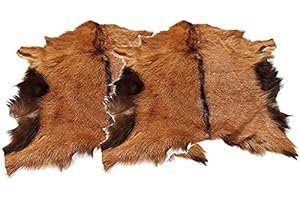 Genuine Animal Hide: Authentic Goat Skin Fur Pelts for Home Decor and Artistic Expression