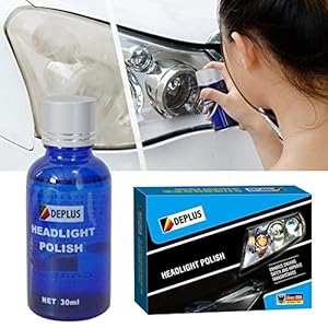 ranninao Koplampbehandelingsset, polijstset, reparatievloeistof voor autokoplampen, dient voor reparatie en polijsten…