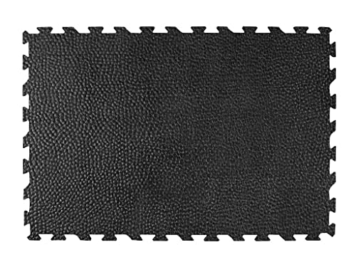 HPFloor Gummi-Stallmatte | 80 x 120 cm | 1,7 cm stark | Schwarz | Naturkautschuk Cover