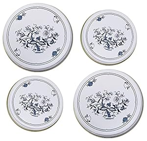 Iloda® 4 Herdabdeckplatten Metall Zwiebelmuster