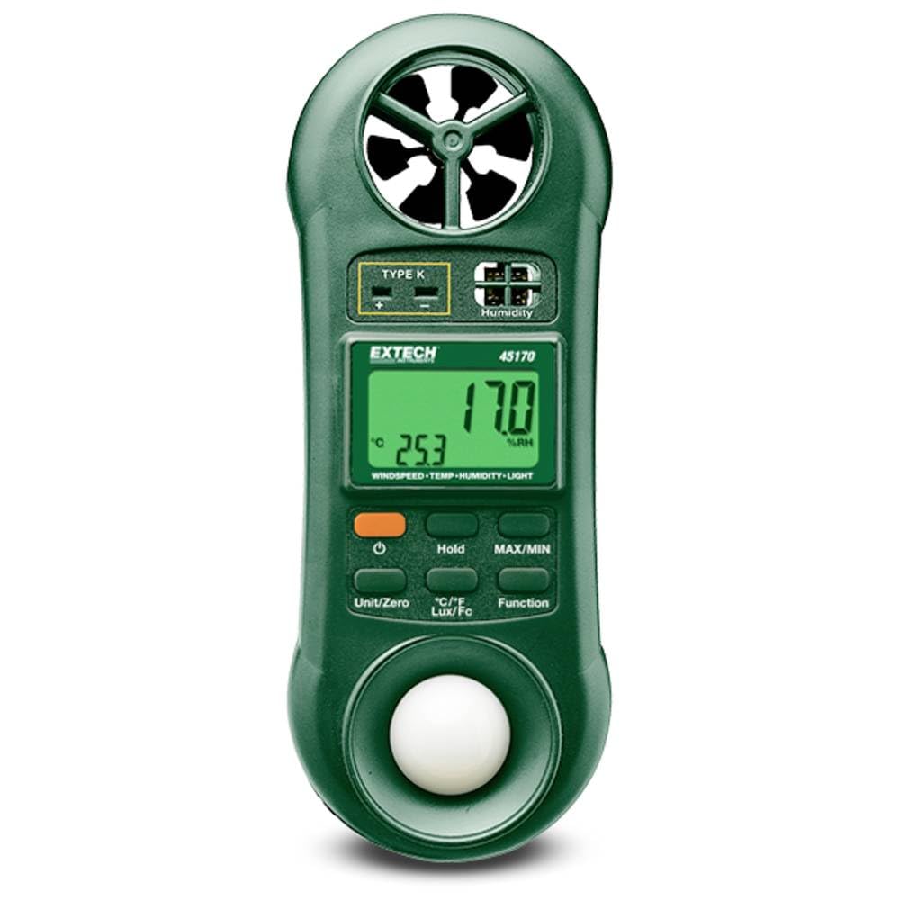 Amazon.com: Extech 45170 4-in-1 Environmental Meter, Anemometer