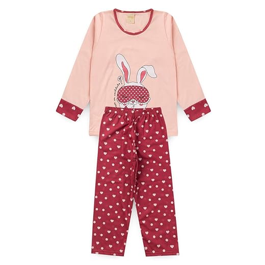Pijama Infantil Menina Longo Coelho