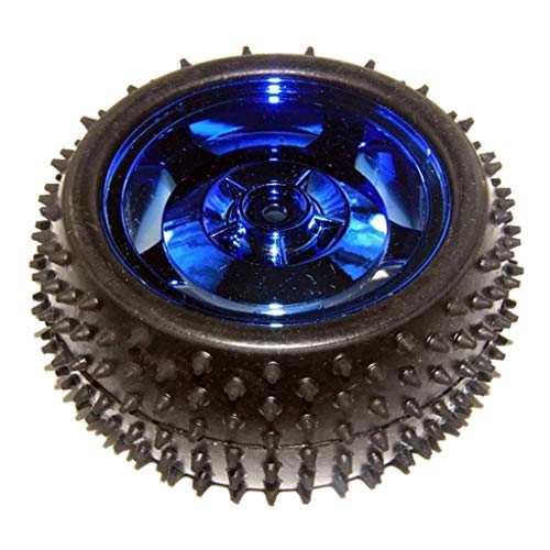 Image of REES52 85MM Large Robot Smart Car Wheel for arduin robot 38MM Width Surface - Blue (Pack of 4)
