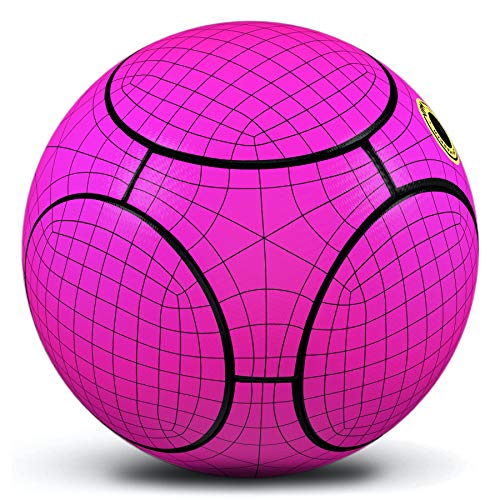 Millenti Proframe Club Soccer Ball-Pink - Size 5 Training Ball + Match Ball, High-Visibility Easy-To-Track Design (Pink) Sb0505Pk #TOP5