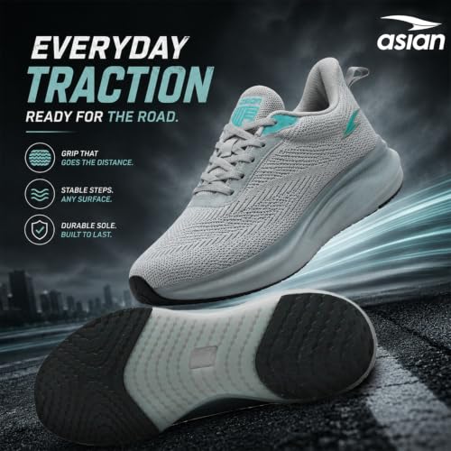 Image of ASIAN Powerplay-03 Men's Running Shoes | Lightweight Memory Foam Technology | Breathable Knit Shoes with Stylish Sporty Design