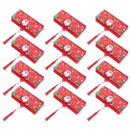 Porte-cartes de Noël rouge Alipis pour ranger vos enveloppes de fête