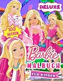  Malbuch: 100 Seiten ⓤŁ𝕥ιϻά𝕋Ｅ Jumbo Malbuch Für Mädchen