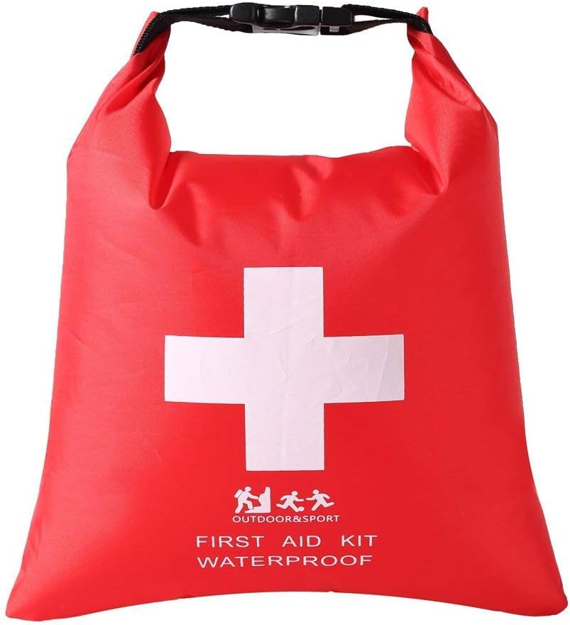 Waterproof Empty First Aid Kit Bag Roll Top Compression Dry Sack for Outdoor Camping Kayak Canoe Sailing Fishing Boating Floating (1.2L+5L) : Sports & Outdoors