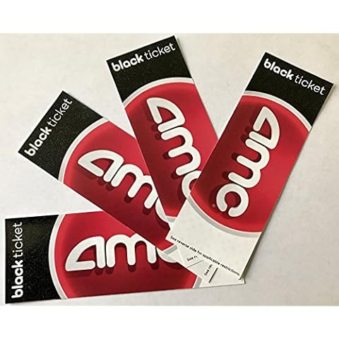 4 AMC Theatre Black Movie Tickets (Save $10+) Cover