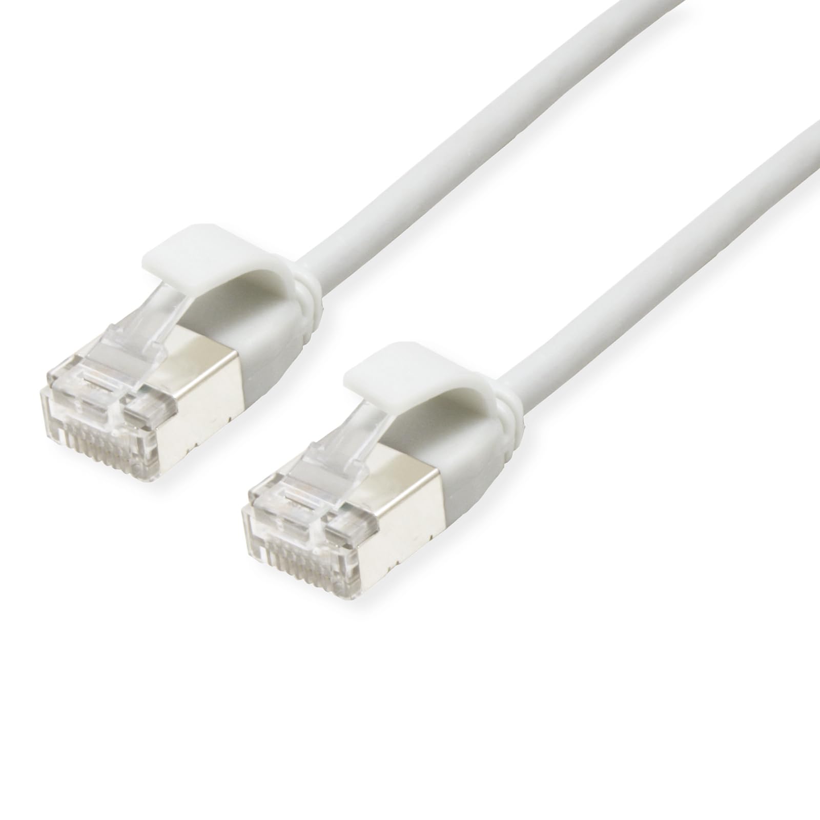 ROLINE U/FTP DataCenter Patch Cable Cat.6A (Class EA), LSOH, Slim, White, 0.3 m