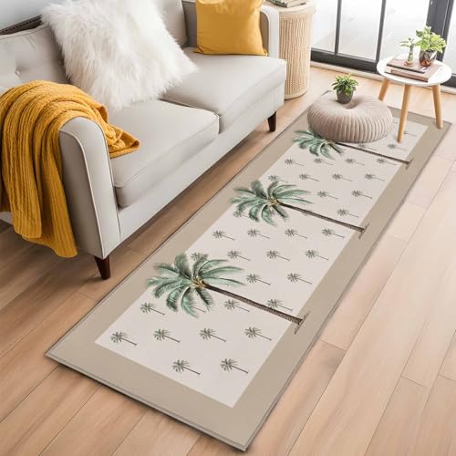 Tapete corredor Palm Trees 2x6 lavable antideslizante miniatura 2