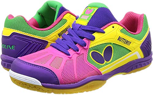 Image of Butterfly Lezoline Rifones Shoes - Professional Table Tennis Shoe with Footwork Support, Flexibility, Shock Absorbing Cushion, Gripping Ping Pong Shoe