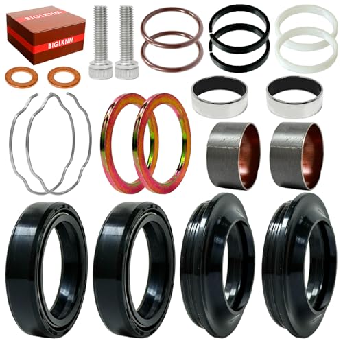 Image of 39mm Front Fork Bushing Dust Seal Fit for XL883 XL1200 Sportster 883 1200 1990-2013 FXD Dyna 1991-2005 Replaces 495607 Fork Seal Rebuild Kit