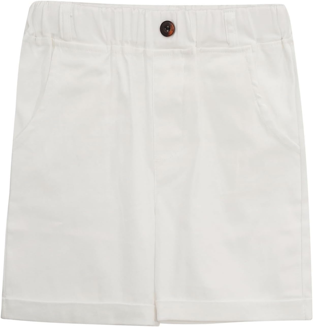 Toddler Kids Boys Pull on Chino Cargo Shorts School Uniform Short Pants