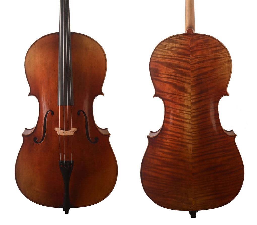Yitamusic! Handmade 4/4 Cello Fine advanced model Brown Red Oil Antique Varnish,Professional Level,Free Softbag and Bow